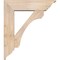 Ekena Millwork Legacy Traditional Smooth Bracket w/ Offset Brace, Douglas Fir, 7 1/2"W x 28"D x 32"H BKT0806X28X32LEC01SDF - alternate 3